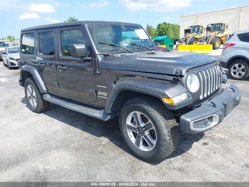 2019 Jeep Wrangler Unlimited Sahara 4X4 VIN: 1C4HJXEN7KW688348 Lot: 39609109