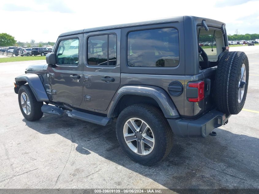 2019 Jeep Wrangler Unlimited Sahara 4X4 VIN: 1C4HJXEN7KW688348 Lot: 39609109