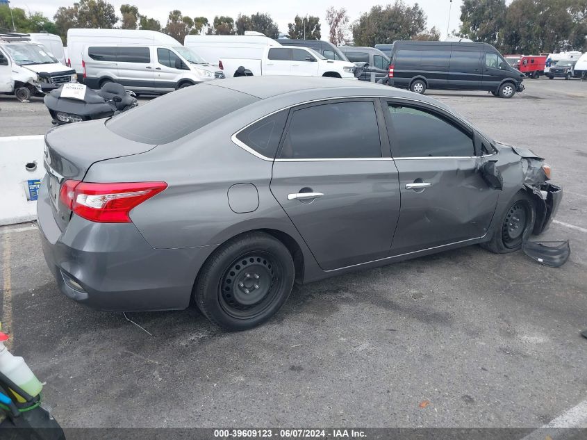 2019 Nissan Sentra S VIN: 3N1AB7AP5KY374439 Lot: 39609123