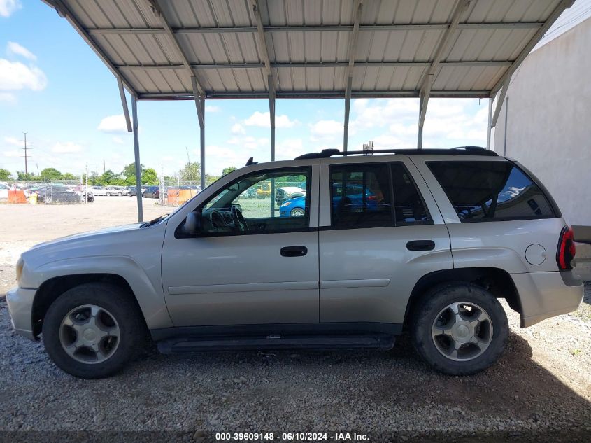 2007 Chevrolet Trailblazer Ls VIN: 1GNDS13SN72209908 Lot: 39609148