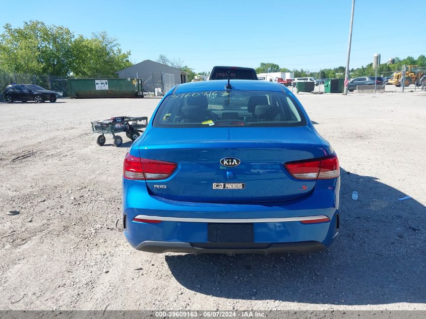 2021 Kia Rio S VIN: 3KPA24AD7ME397596 Lot: 39609163