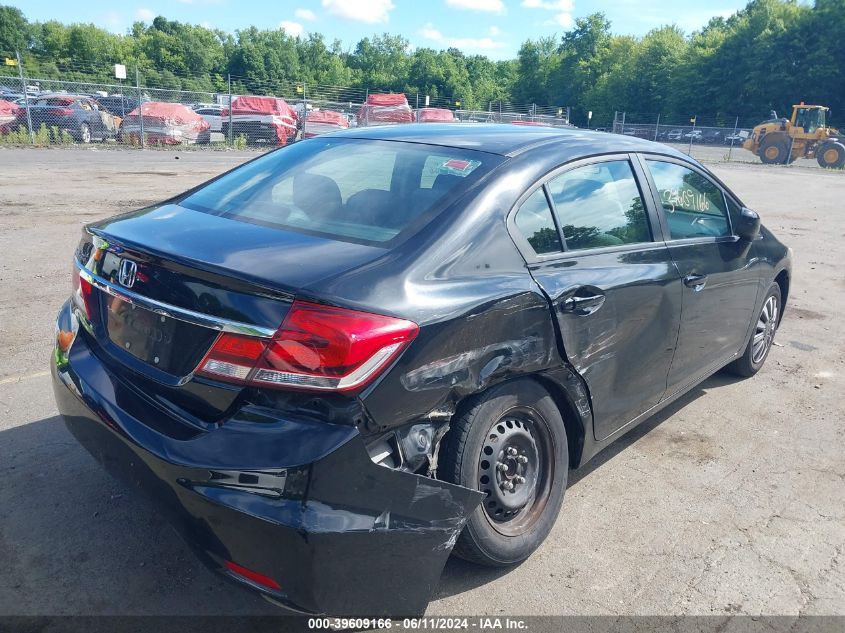 2014 Honda Civic Lx VIN: 2HGFB2F57EH507338 Lot: 39609166