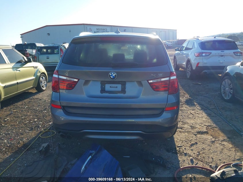 2017 BMW X3 xDrive28I VIN: 5UXWX9C35H0T24569 Lot: 39609168
