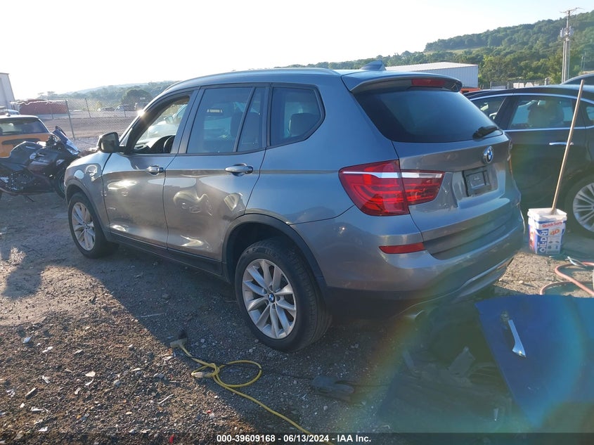 VIN 5UXWX9C35H0T24569 2017 BMW X3 XDRIVE28I