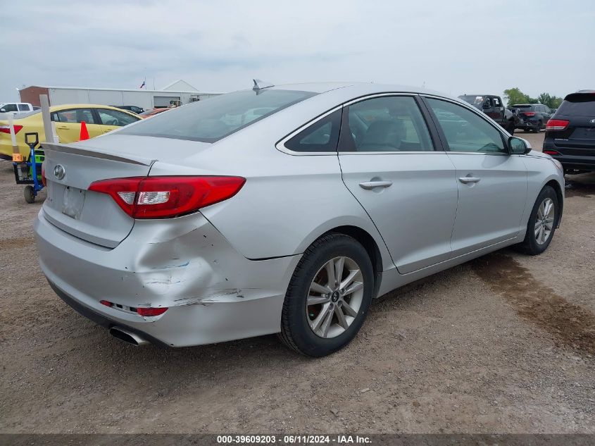 2017 HYUNDAI SONATA SE - 5NPE24AFXHH461361