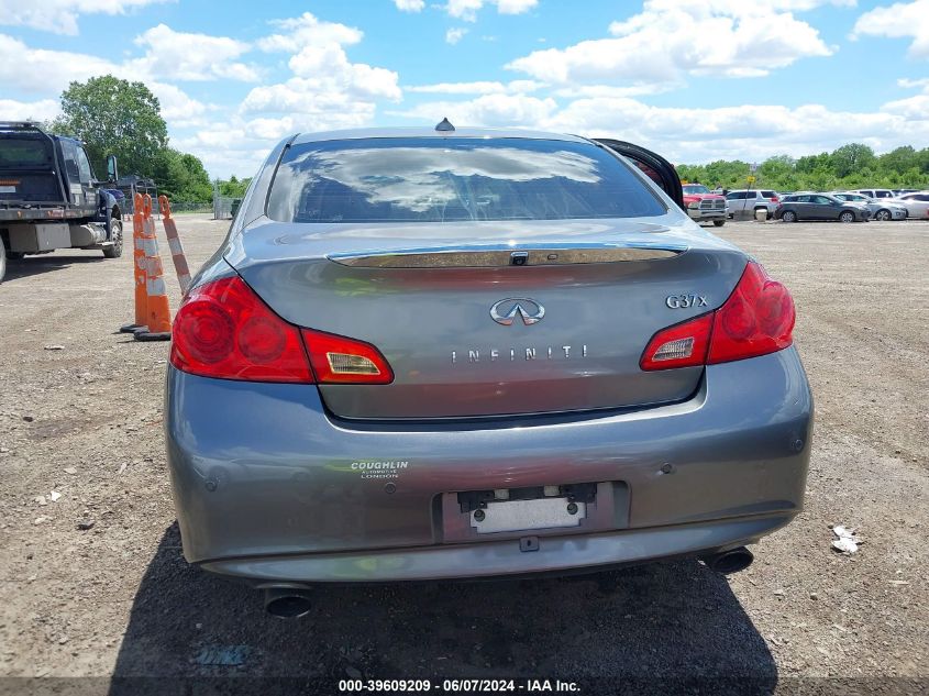 2013 Infiniti G37X VIN: JN1CV6AR2DM755893 Lot: 39609209