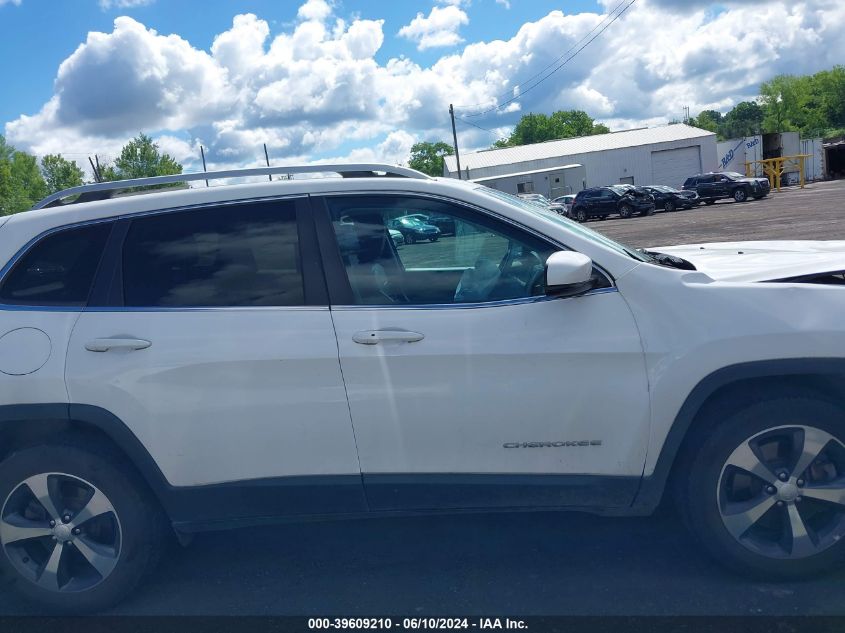 2019 Jeep Cherokee Limited 4X4 VIN: 1C4PJMDX5KD341450 Lot: 39609210