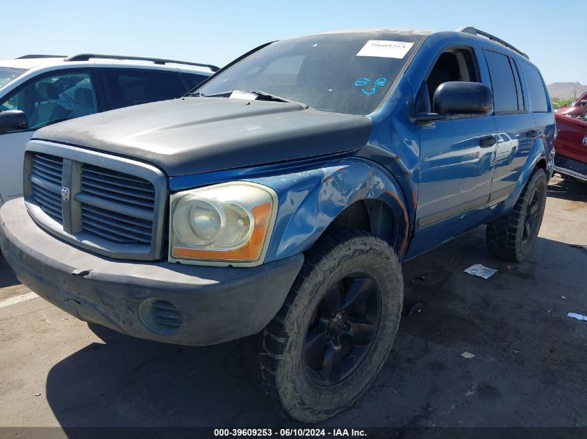 2006 Dodge Durango Sxt VIN: 1D4HB38N86F122807 Lot: 39609253