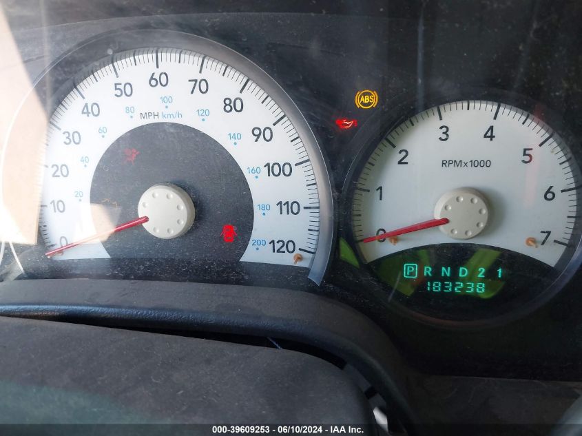 2006 Dodge Durango Sxt VIN: 1D4HB38N86F122807 Lot: 39609253