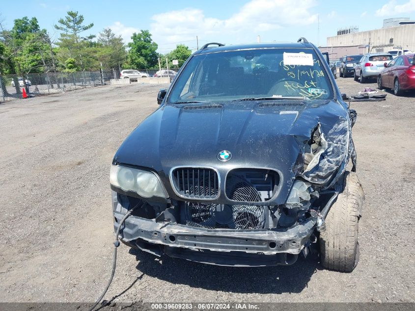 2002 BMW X5 3.0I VIN: 5UXFA53532LH80347 Lot: 39609283