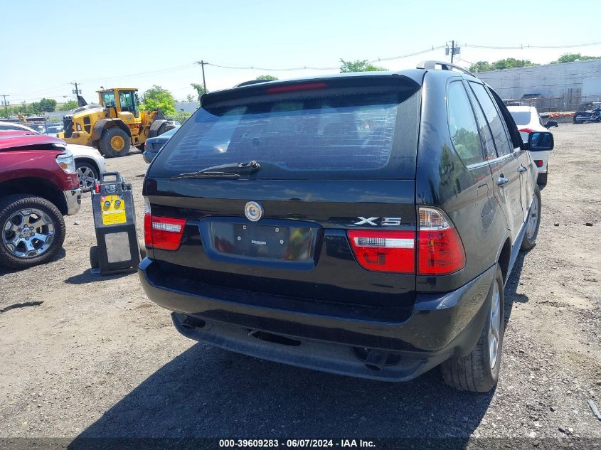 2002 BMW X5 3.0I VIN: 5UXFA53532LH80347 Lot: 39609283
