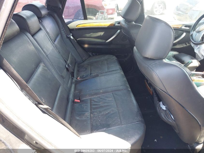 2002 BMW X5 3.0I VIN: 5UXFA53532LH80347 Lot: 39609283