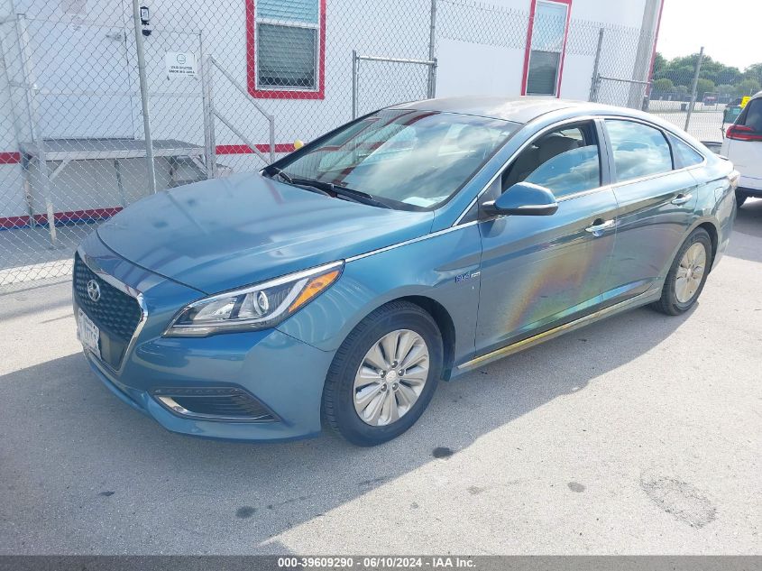 2016 Hyundai Sonata Hybrid Se VIN: KMHE24L14GA038620 Lot: 39609290