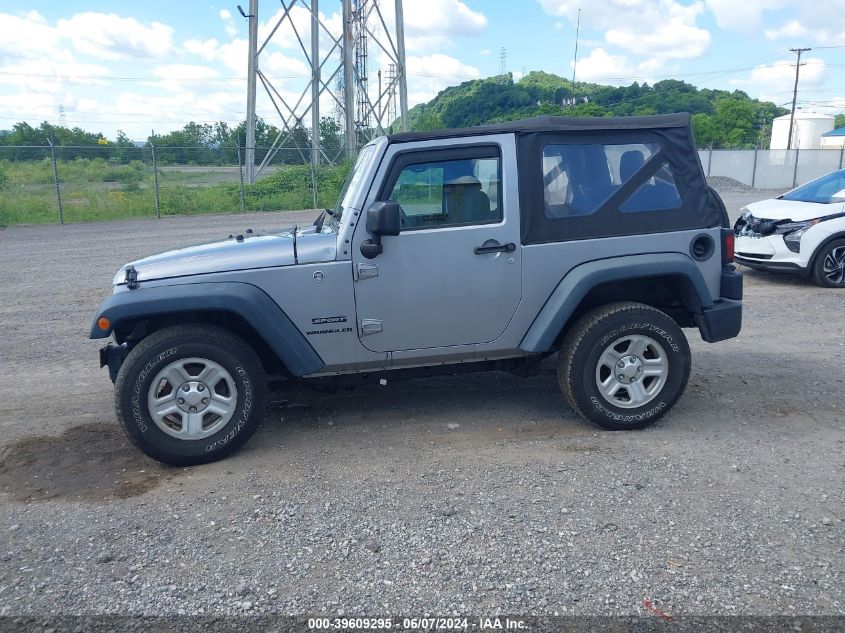 2016 Jeep Wrangler Sport VIN: 1C4AJWAG9GL108416 Lot: 39609295