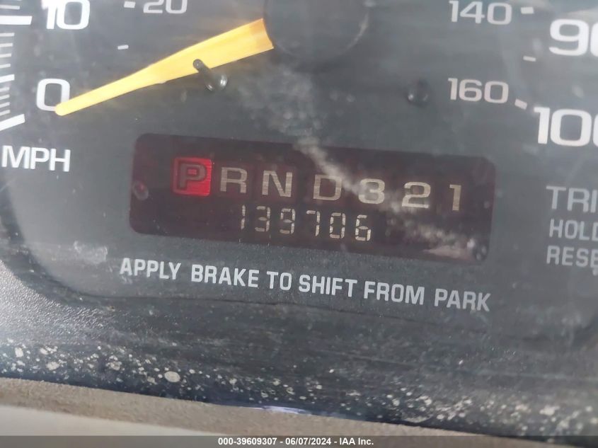 1998 Chevrolet Astro VIN: 1GNDM19W5WB170944 Lot: 39609307