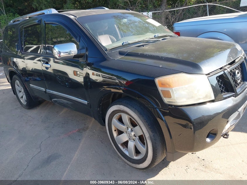 2010 Nissan Armada Titanium VIN: 5N1BA0ND3AN601078 Lot: 39609343