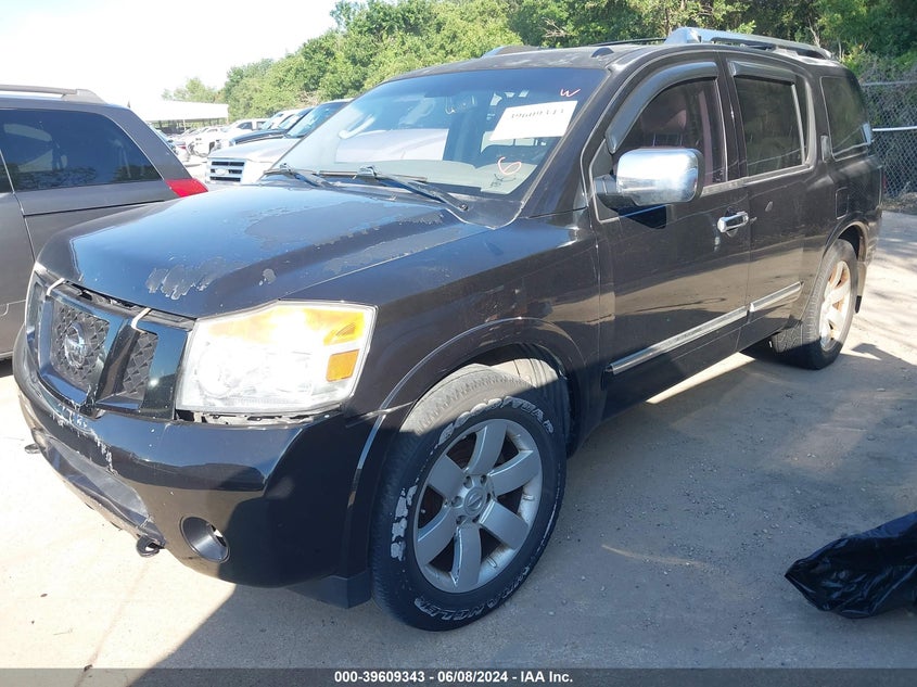 2010 Nissan Armada Titanium VIN: 5N1BA0ND3AN601078 Lot: 39609343