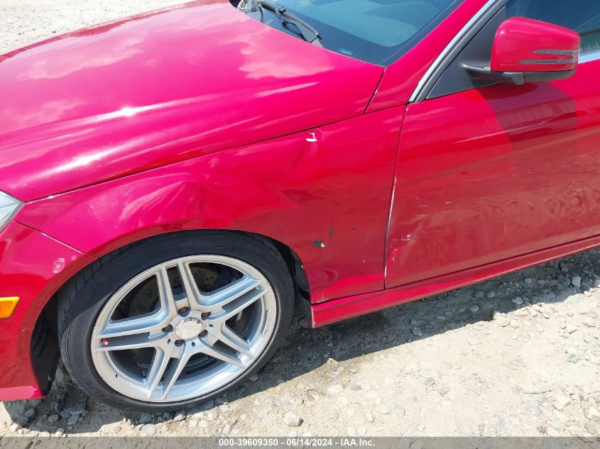 2013 Mercedes-Benz C 250 VIN: WDDGJ4HB0DF952739 Lot: 39609350