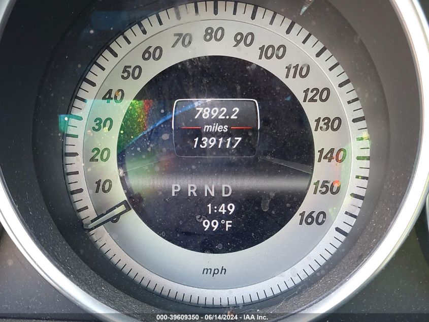 2013 Mercedes-Benz C 250 VIN: WDDGJ4HB0DF952739 Lot: 39609350