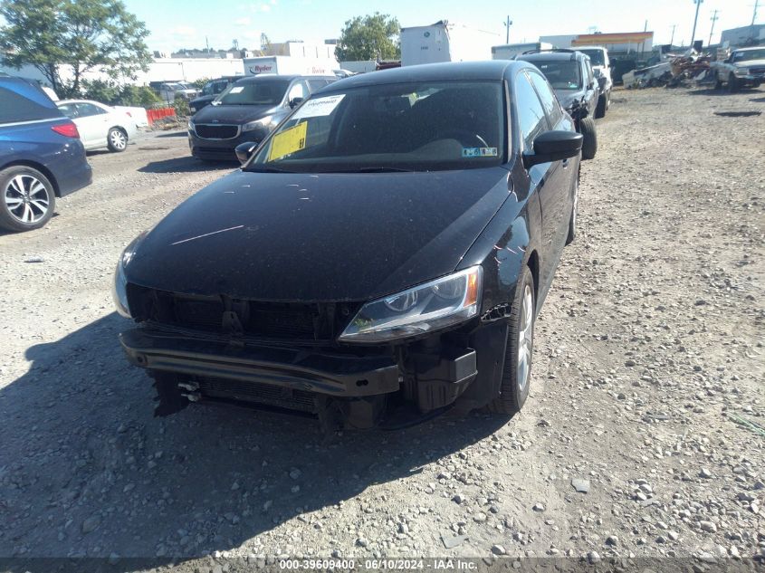 2015 Volkswagen Jetta S VIN: 3VW2K7AJ2FM351692 Lot: 39609400