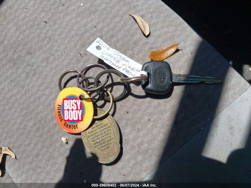 2008 Toyota Corolla Le VIN: 1NXBR32E08Z039048 Lot: 39609402