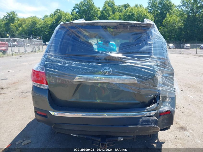 2013 Toyota Highlander Base V6 VIN: 5TDBK3EH1DS242883 Lot: 39609403