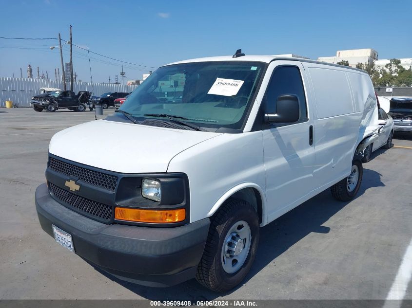 VIN 1GCWGAFF6H1307721 2017 CHEVROLET EXPRESS 2500 WORK VAN