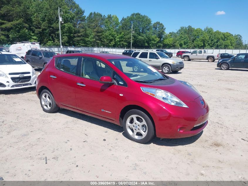 2011 Nissan Leaf Sv/Sl VIN: JN1AZ0CP5BT007646 Lot: 39609419