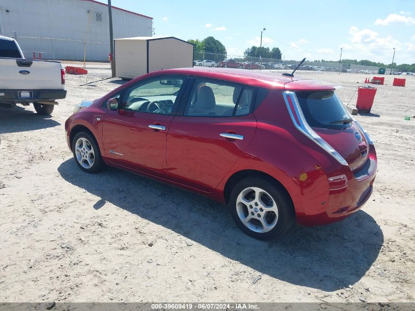 2011 Nissan Leaf Sv/Sl VIN: JN1AZ0CP5BT007646 Lot: 39609419