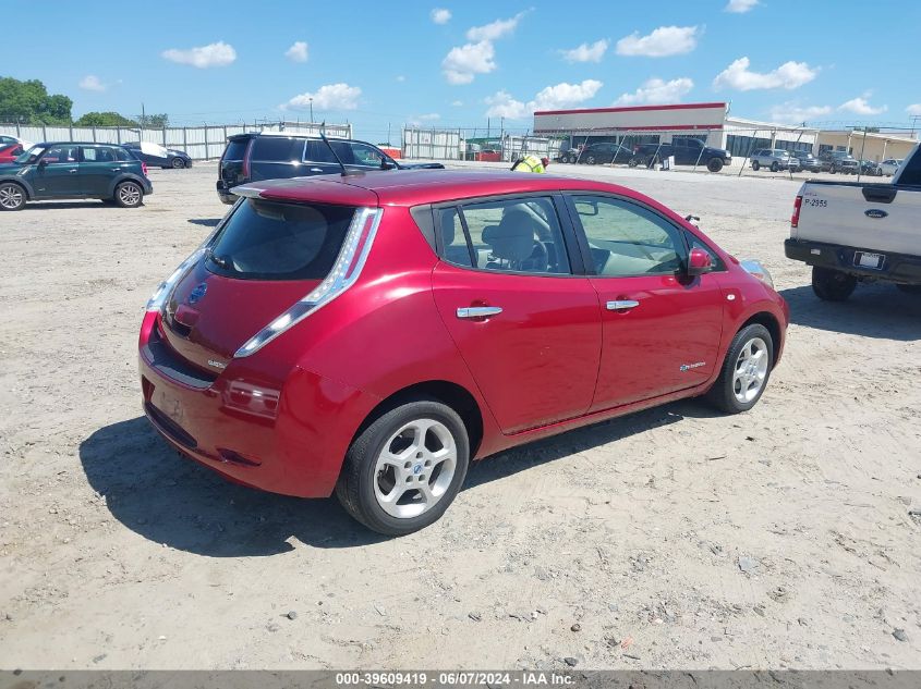 2011 Nissan Leaf Sv/Sl VIN: JN1AZ0CP5BT007646 Lot: 39609419