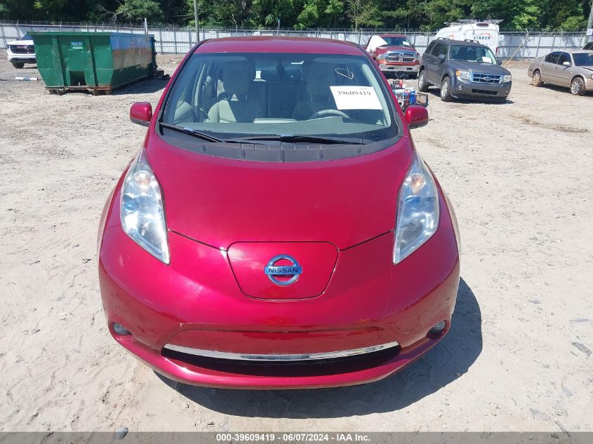 2011 Nissan Leaf Sv/Sl VIN: JN1AZ0CP5BT007646 Lot: 39609419