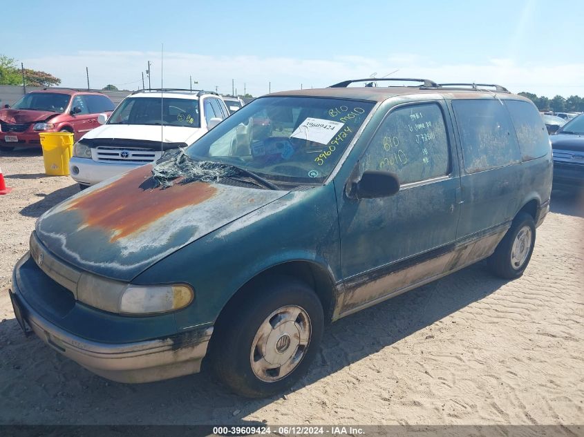 1995 Mercury Villager VIN: 4M2DV11W2SDJ72810 Lot: 39609424