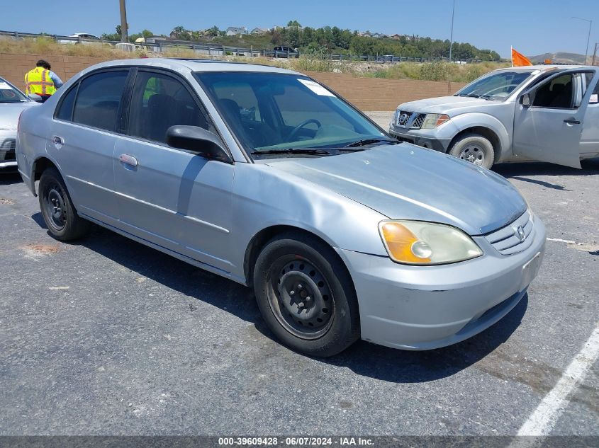 2002 Honda Civic Ex VIN: 2HGES26782H585054 Lot: 39609428