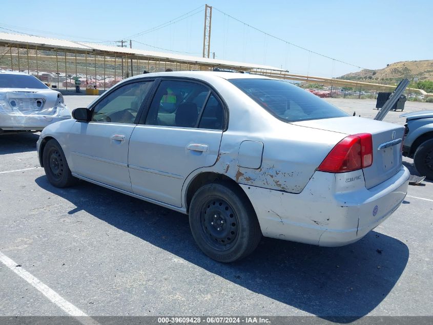 2002 Honda Civic Ex VIN: 2HGES26782H585054 Lot: 39609428