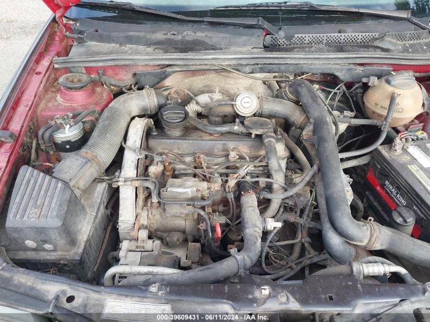 1997 Volkswagen Jetta Tdi VIN: 3VWRF81H3VM136617 Lot: 39609431