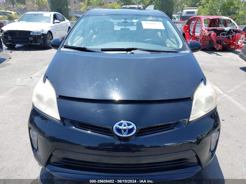 2012 Toyota Prius Two VIN: JTDKN3DUXC5465899 Lot: 39609452