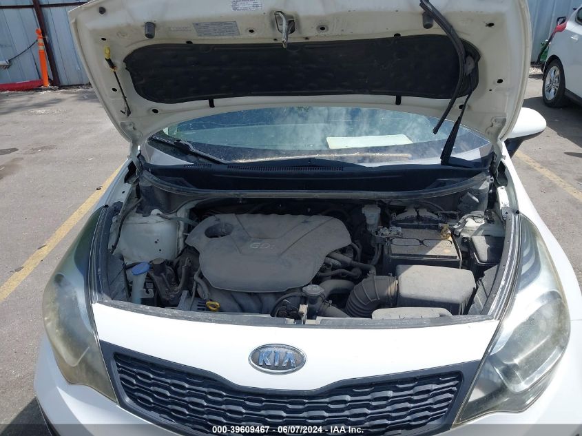 2012 Kia Rio Lx VIN: KNADM4A3XC6086017 Lot: 39609467