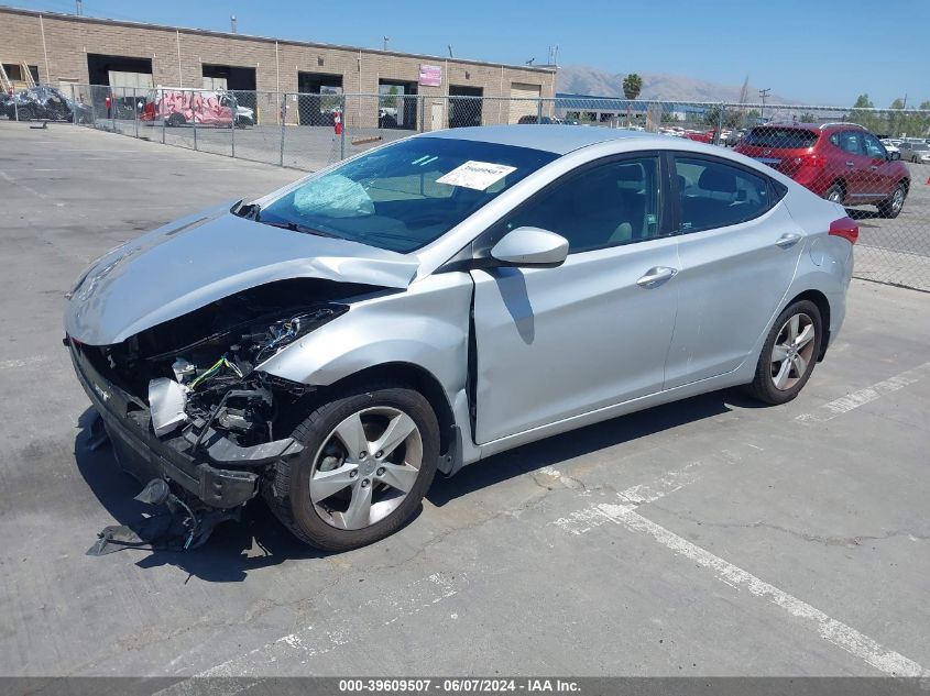 2013 Hyundai Elantra Gls VIN: KMHDH4AE1DU956156 Lot: 39609507