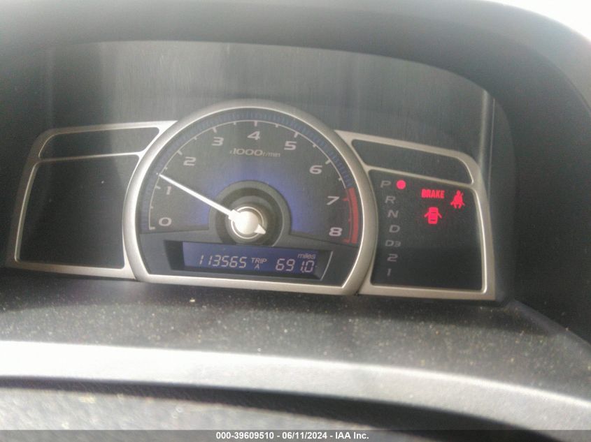 2010 Honda Civic Ex VIN: 2HGFA1F80AH505741 Lot: 39609510