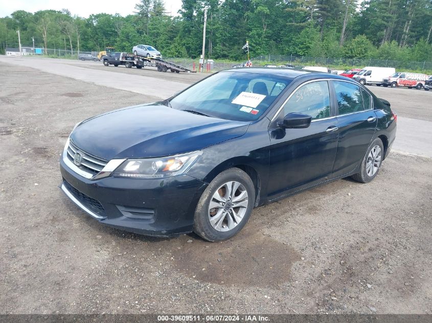 2013 Honda Accord Lx VIN: 1HGCR2F31DA242605 Lot: 39609511