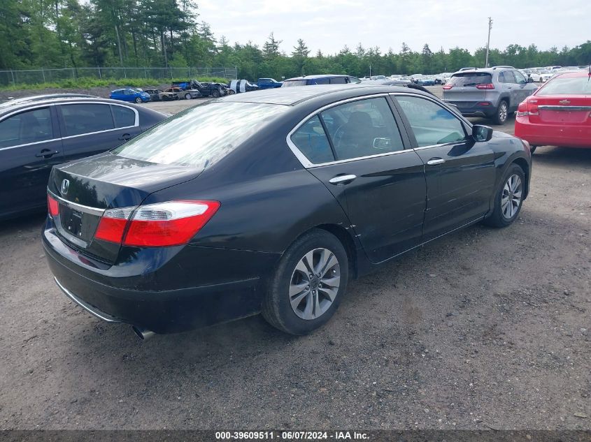 2013 Honda Accord Lx VIN: 1HGCR2F31DA242605 Lot: 39609511