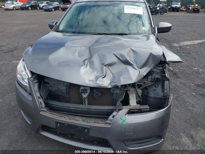 2015 Nissan Sentra S VIN: 3N1AB7AP4FY344161 Lot: 39609514