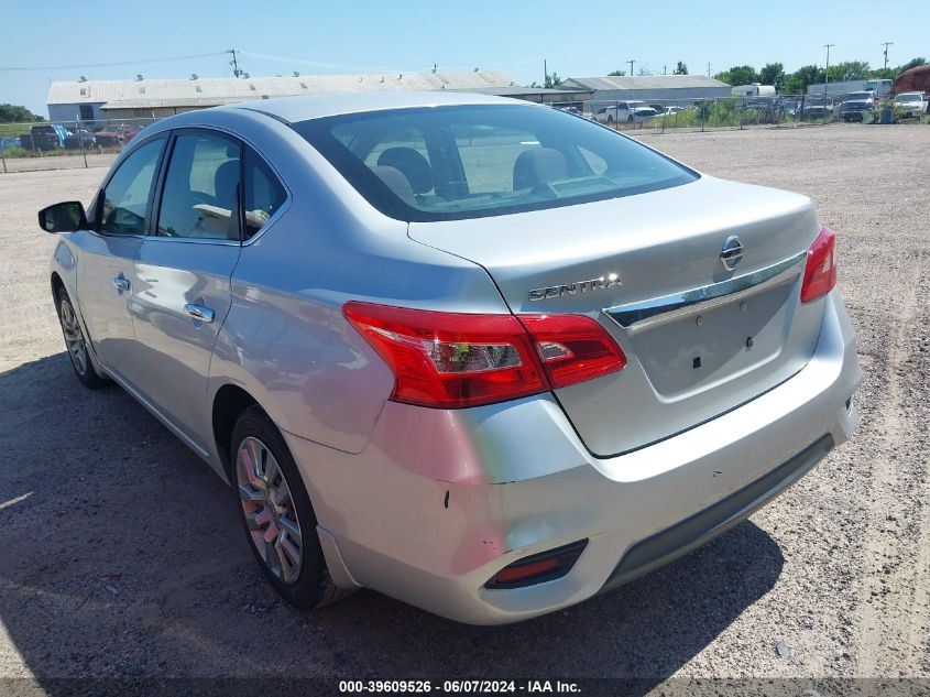 2016 Nissan Sentra S VIN: 3N1AB7AP4GY225222 Lot: 40742797