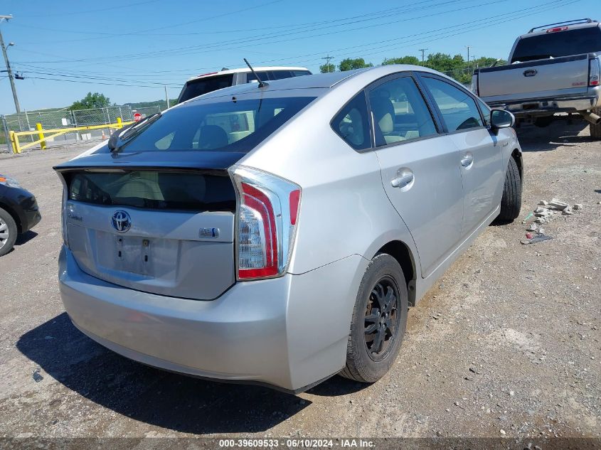 2014 Toyota Prius Four/Five/Three/One/Two VIN: JTDKN3DU2E1770940 Lot: 39609533