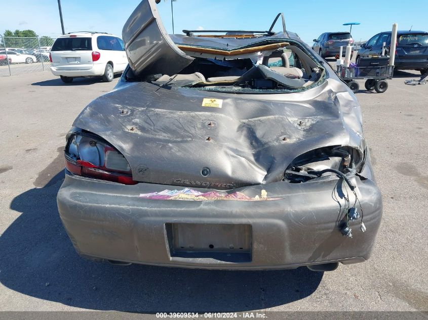 2001 Pontiac Grand Prix Gt VIN: 1G2WP52K61F274422 Lot: 39609534