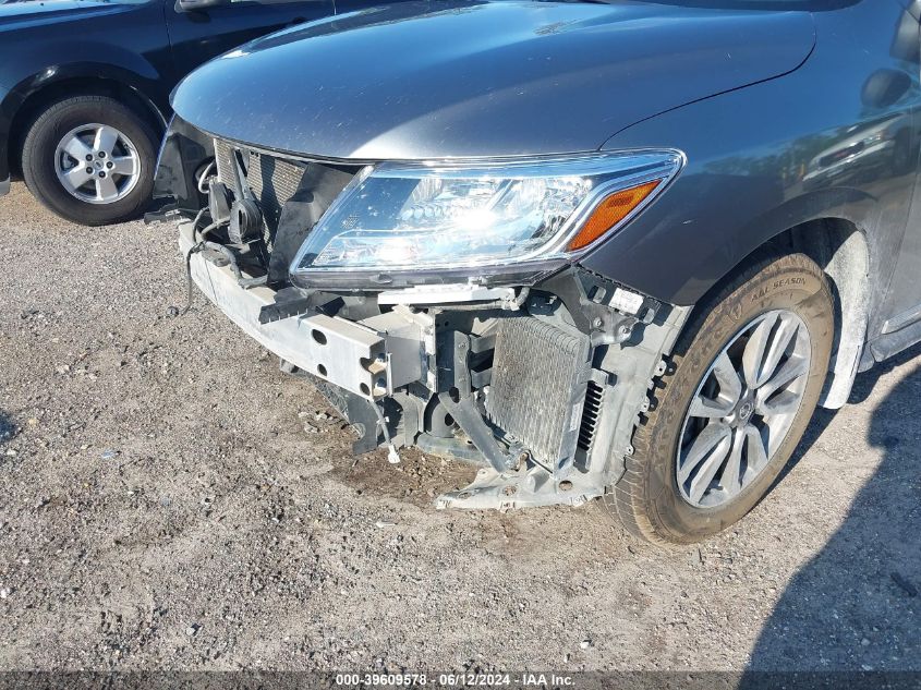 2016 Nissan Pathfinder Sl VIN: 5N1AR2MNXGC611573 Lot: 39609578