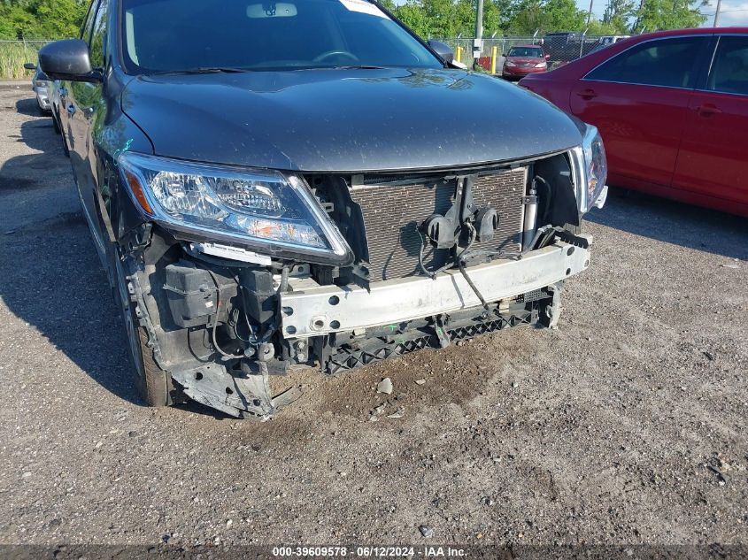 2016 Nissan Pathfinder Sl VIN: 5N1AR2MNXGC611573 Lot: 39609578