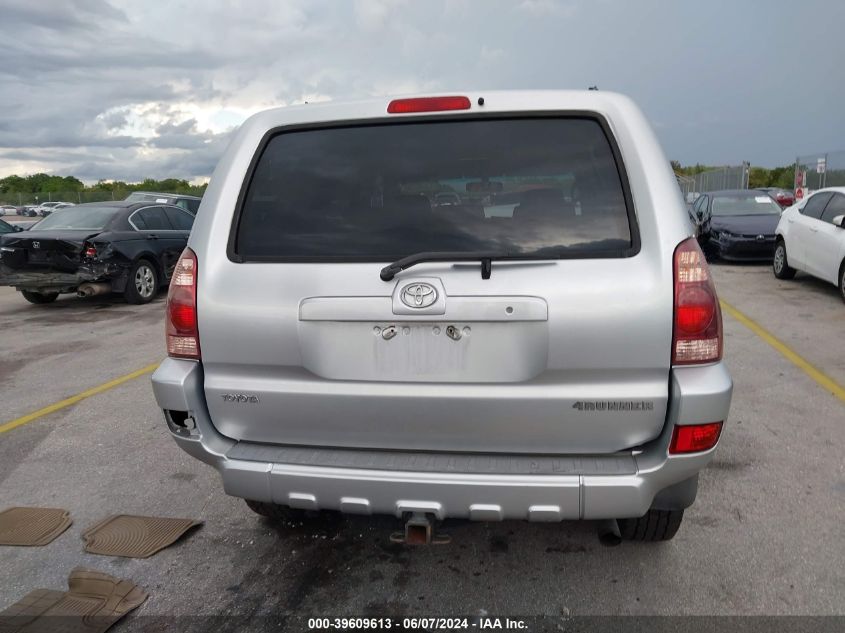 2005 Toyota 4Runner Sr5 V6 VIN: JTEZU14R358039678 Lot: 39609613