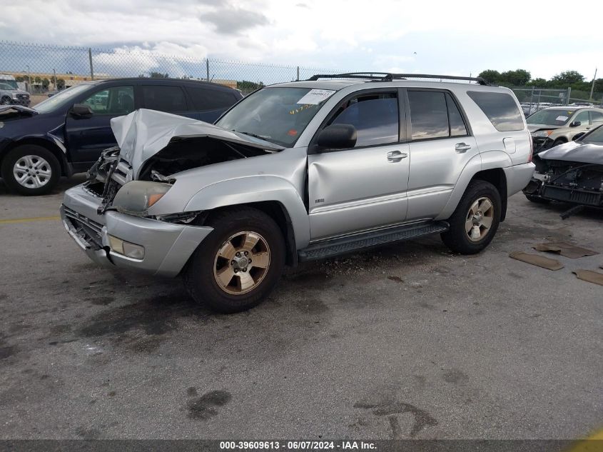 2005 Toyota 4Runner Sr5 V6 VIN: JTEZU14R358039678 Lot: 39609613