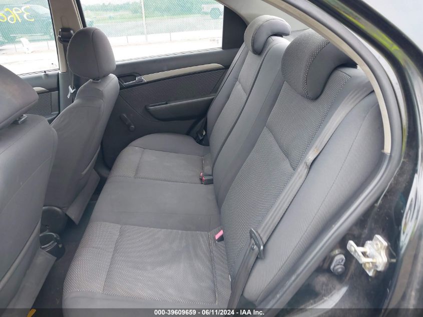 2007 Chevrolet Aveo Ls VIN: KL1TD56647B049752 Lot: 39609659